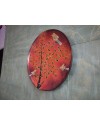 Wooden Wall Decor Plate - Orange Wooden Wall Decor Plate - Orange